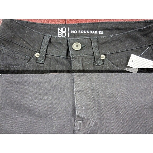 No Boundaries ~ Juniors' Size 3 ~ BLACK ~ Hi-Rise ~ Mom ~ Denim Blue Jeans - Picture 9 of 16